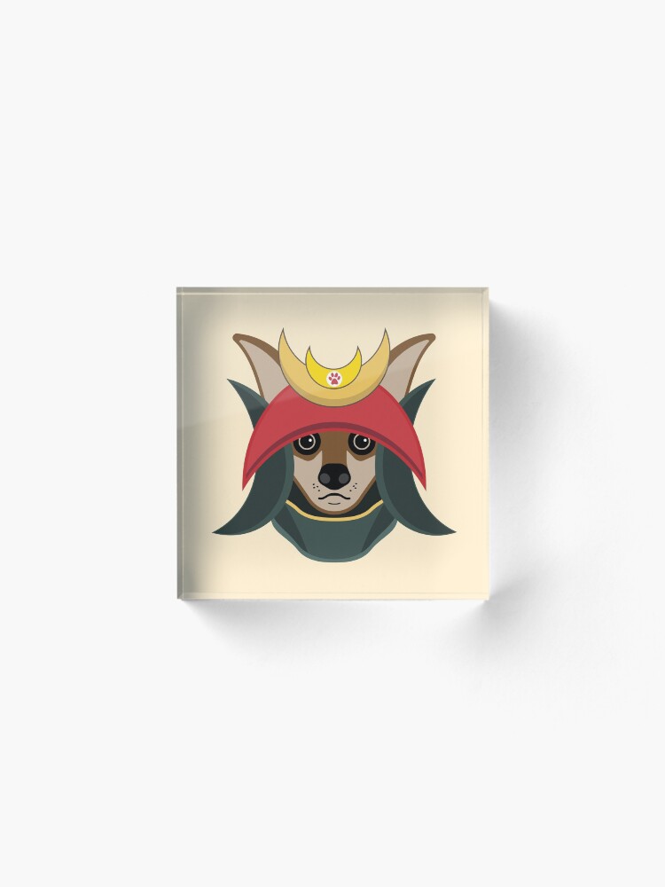 Alternate view of Daimyo Dog Acrylic Block