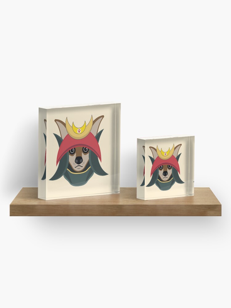 Alternate view of Daimyo Dog Acrylic Block