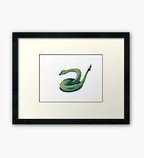 Snek Framed Print