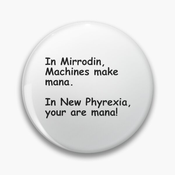 Item preview, In Mirrodin, In New Phyrexia - Black Text designed and sold by RaglandSelena.
