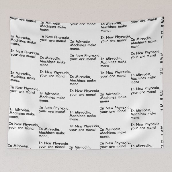 Item preview, In Mirrodin, In New Phyrexia - Black Text designed and sold by RaglandSelena.