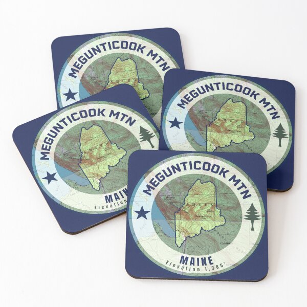 Item preview, Maine Mountain Map - Megunticook Mountain designed and sold by Willz Designz.