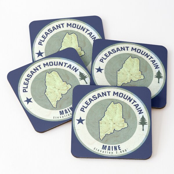 Item preview, Maine Mountain Map - Pleasant Mountain designed and sold by Willz Designz.