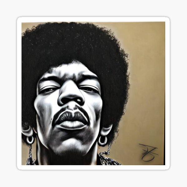 Artikel-Vorschau von Jimi Hendrix, designt und verkauft von Bleudawn7.