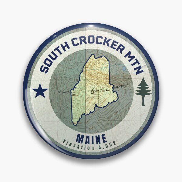 Item preview, Maine Mountain Map - South Crocker Mountain designed and sold by Willz Designz.