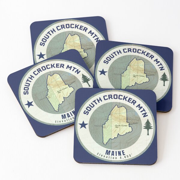 Item preview, Maine Mountain Map - South Crocker Mountain designed and sold by Willz Designz.