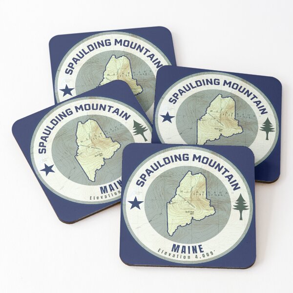 Item preview, Maine Mountain Map - Spaulding Mountain designed and sold by Willz Designz.