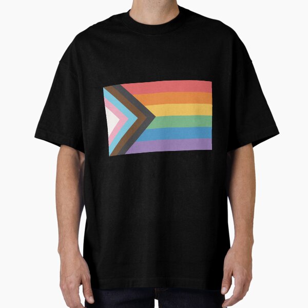 LGBT pride rainbow flag Oversized T-Shirt