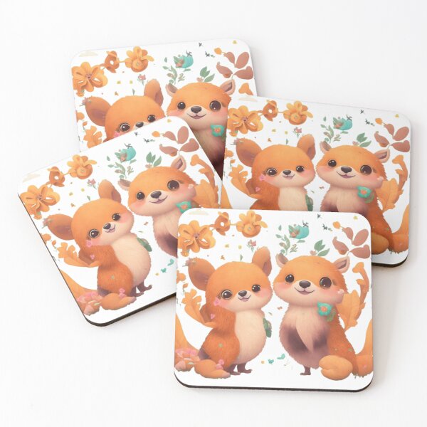 Item preview, Cheerful Animal Duos designed and sold by positivVibesArt.