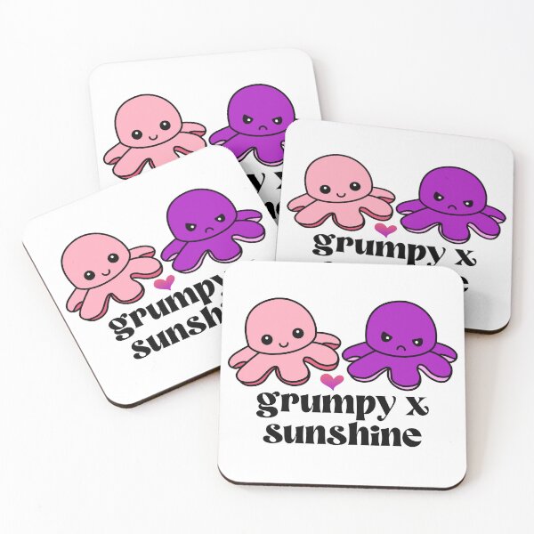Item preview, grumpy x sunshine (purple & pink) designed and sold by folklorewhisper.