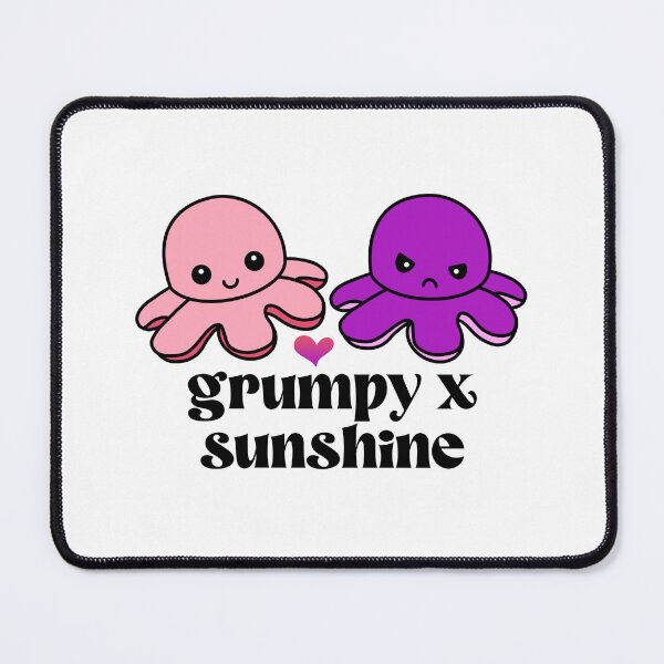 Item preview, grumpy x sunshine (purple & pink) designed and sold by folklorewhisper.