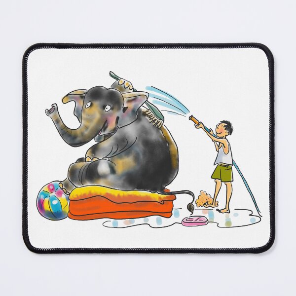 Item preview, Cute Bathing Elephant designed and sold by Suibets.