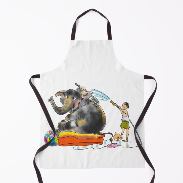 Item preview, Cute Bathing Elephant designed and sold by Suibets.