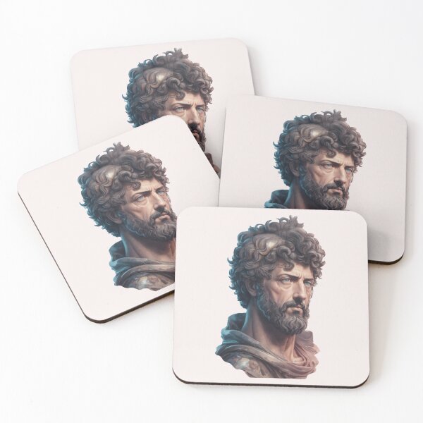 Item preview, Emperor Marcus Aurelius Design V Style Philosopher Marcus Aurelius Art Digital designed and sold by StoicWarrior.