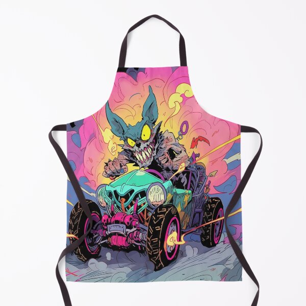Item preview, Speeding Nightmare - The Fiendish Entity's Frenzied Motorcycle Dash designed and sold by araminiluengo.