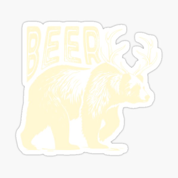 Beer Bear Stickers for Sale