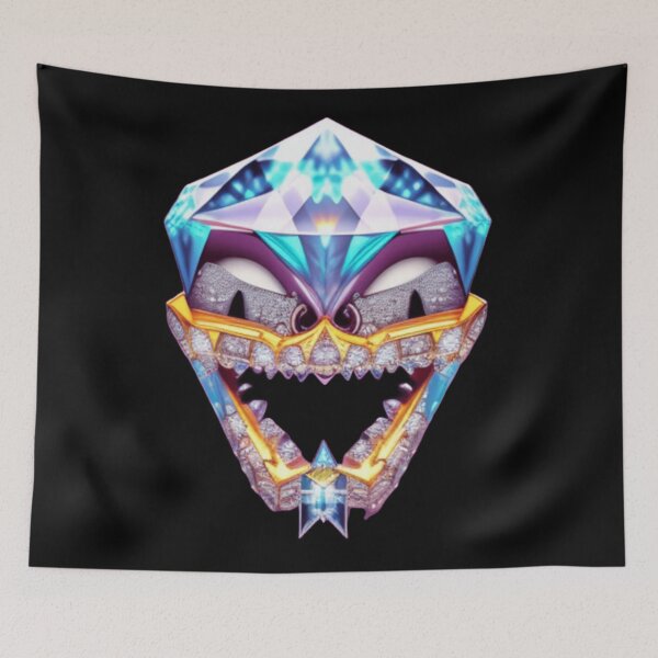 Item preview, Diamond dragon face designed and sold by Roxburylane.