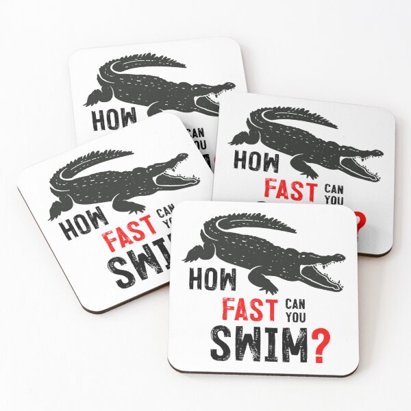 Item preview, How Fast Can You Swim Crocodile Men_s designed and sold by rowanwrigh.
