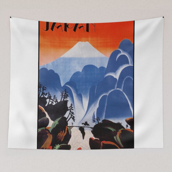 Item preview, Vintage Travel Poster Japan designed and sold by Sasha Art Gallery.