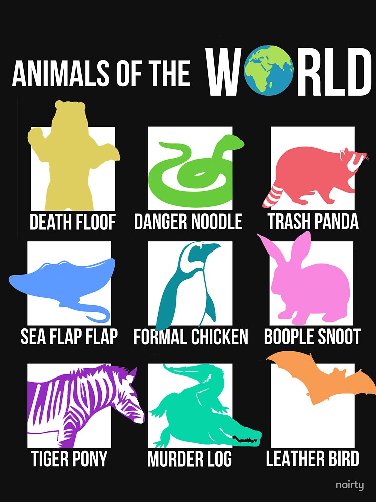 Rare Animals Of The World Snorg Tees Funny Gift Kids Pullover Hoodie