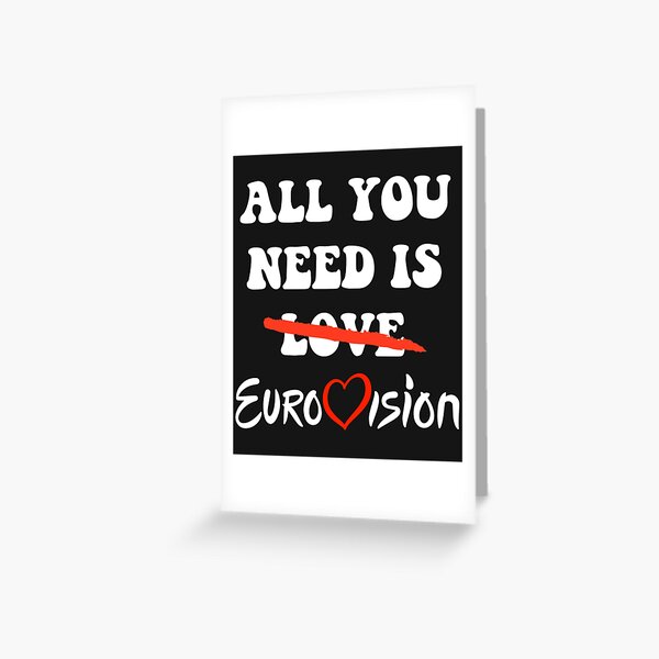 Item preview, All You Need Is Eurovision   designed and sold by ralitoaf.