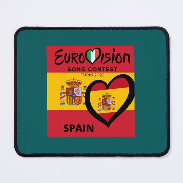 Item preview, Eurovision Song Contest 2022. SPAIN. Flag of Spain with Heart.   designed and sold by ralitoaf.
