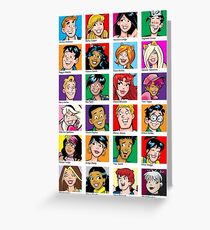 Archie Comics Yearbook Greeting Card