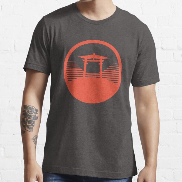 Japanese Typography t shirt design - Torii Gate Japan Essential T-Shirt