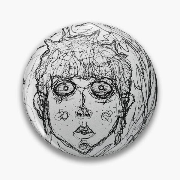 Item preview, Anxiety paranoia vent art emo gothic doodle designed and sold by Ramblngz-of-a-lunatic .