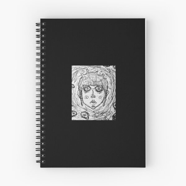 Item preview, Anxiety paranoia vent art emo gothic doodle designed and sold by Ramblngz-of-a-lunatic .