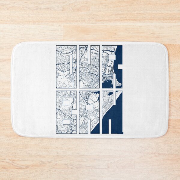 Item preview, Durban City Map of KwaZulu-Natal, South Africa - Coastal designed and sold by lamon-tgibbs.