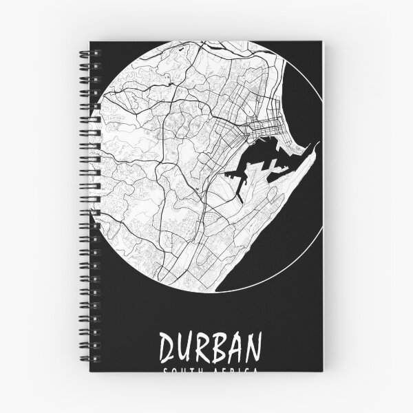 Item preview, Durban City Map of KwaZulu-Natal, South Africa - Full Moon designed and sold by lamon-tgibbs.