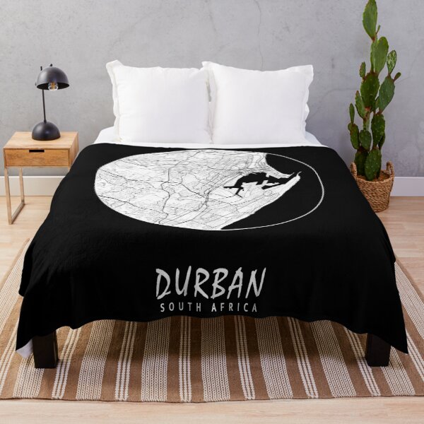 Item preview, Durban City Map of KwaZulu-Natal, South Africa - Full Moon designed and sold by lamon-tgibbs.