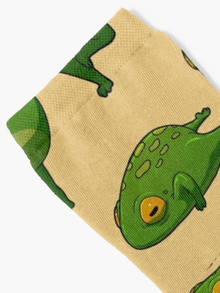 Disover Yoga Frogs Poster No Text Socks