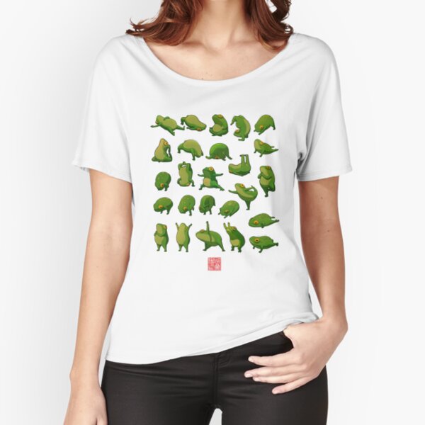 Item preview, Yoga Frogs Poster No Text designed and sold by DingHuArt.