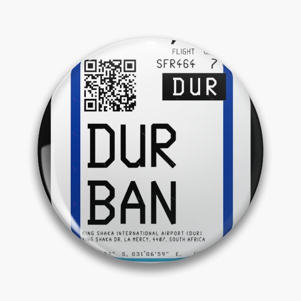Item preview, Durban King Shaka International Airport (DUR) Boarding Pass rickrolled designed and sold by lamon-tgibbs.