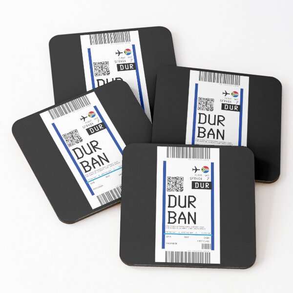 Item preview, Durban King Shaka International Airport (DUR) Boarding Pass rickrolled designed and sold by lamon-tgibbs.