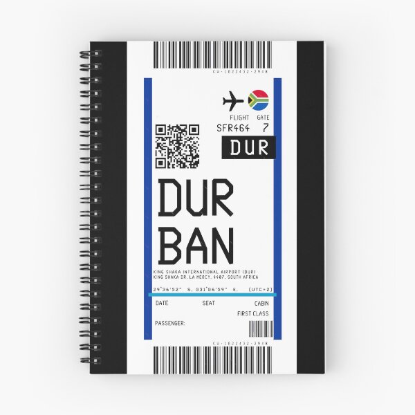 Item preview, Durban King Shaka International Airport (DUR) Boarding Pass rickrolled designed and sold by lamon-tgibbs.