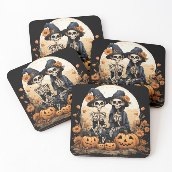 Item preview,  Halloween Skull  and Pumpkin Sublimation Design designed and sold by BabydellArt.