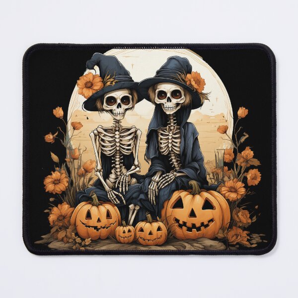 Item preview, Halloween Skull and Pumpkin Sublimation Design designed and sold by BabydellArt.