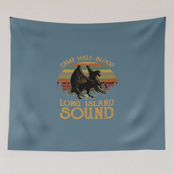 Item preview, Vintage Percy Jackson Camp Half Blood Long Island Sound Sunset designed and sold by JuliusHoe.