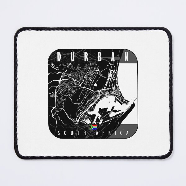 Item preview, DURBAN MAP SOUTH AFRICA designed and sold by lamon-tgibbs.