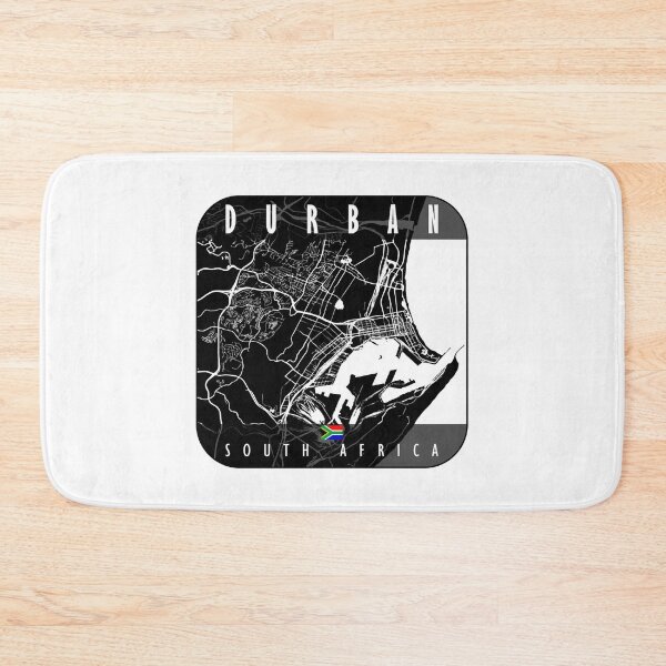 Item preview, DURBAN MAP SOUTH AFRICA designed and sold by lamon-tgibbs.