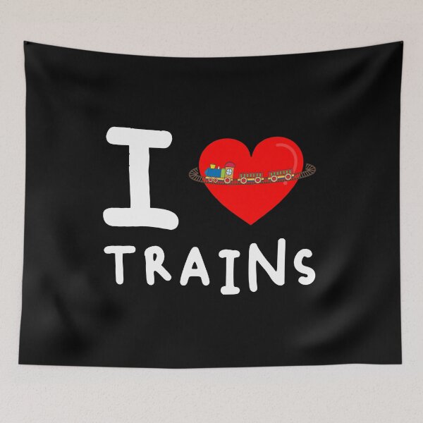 Item preview, I Love Trains designed and sold by flippinsg.