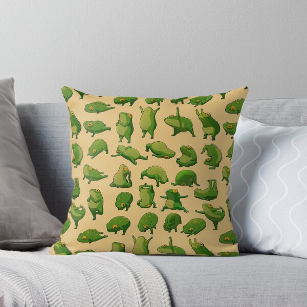 Item preview, Yoga Frogs Poster With Text designed and sold by DingHuArt.