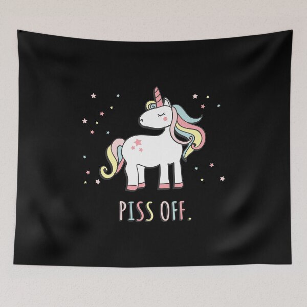 Item preview, Piss Off Sarcastic Unicorn designed and sold by flippinsg.