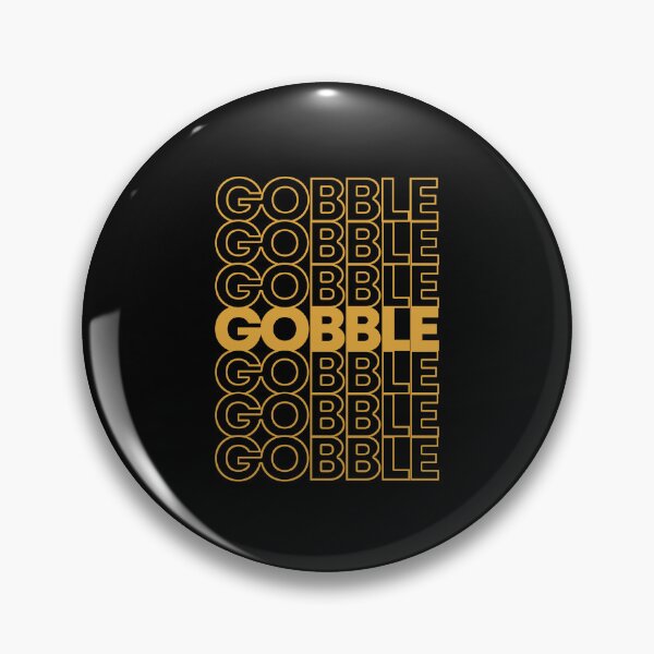 Artikelvorschau, Retro Gobble Gobble Thanksgiving Truthahn entworfen und verkauft von flippinsg.