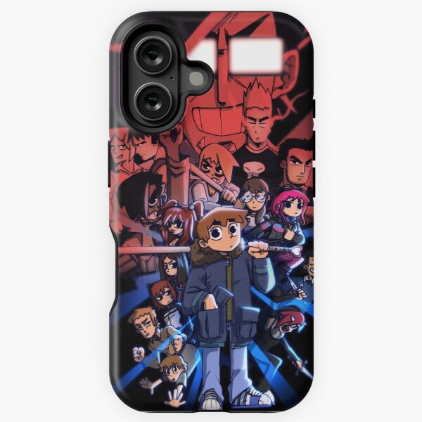 Item preview, Scott Pilgrim vs the world Character print and sticker design for phone case or water bottle designed and sold by StickrBoy.