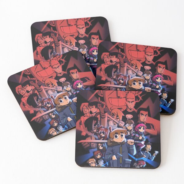 Item preview, Scott Pilgrim vs the world Character print and sticker design for phone case or water bottle designed and sold by StickrBoy.