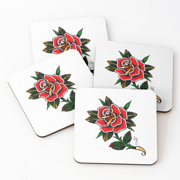 Item preview, Traditional rose designed and sold by atattoo41.